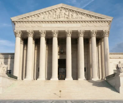 Supreme Court building in Washington DC